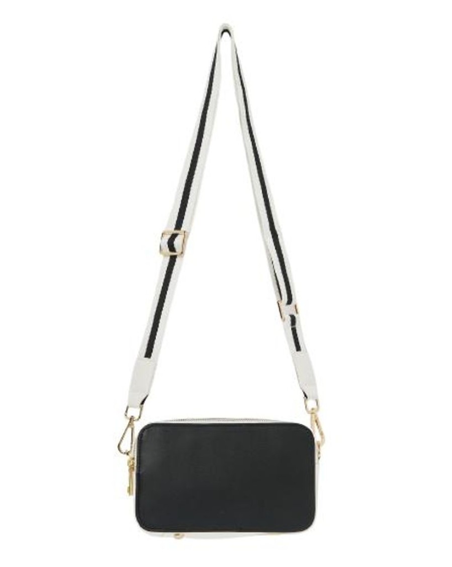 Handbags Izoa | Izoa Monica Crossbody Bag Black