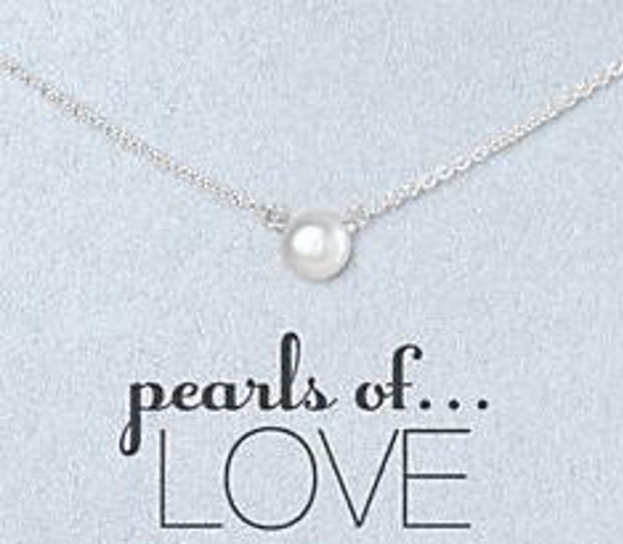 Jewellery Dogeared Necklaces | Dogeared Pearls Of Love Necklace