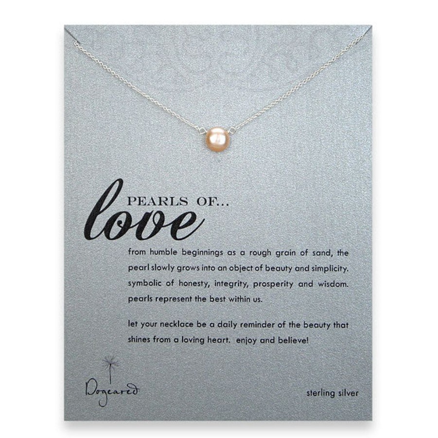 Jewellery Dogeared Necklaces | Dogeared Pearls Of Love Necklace