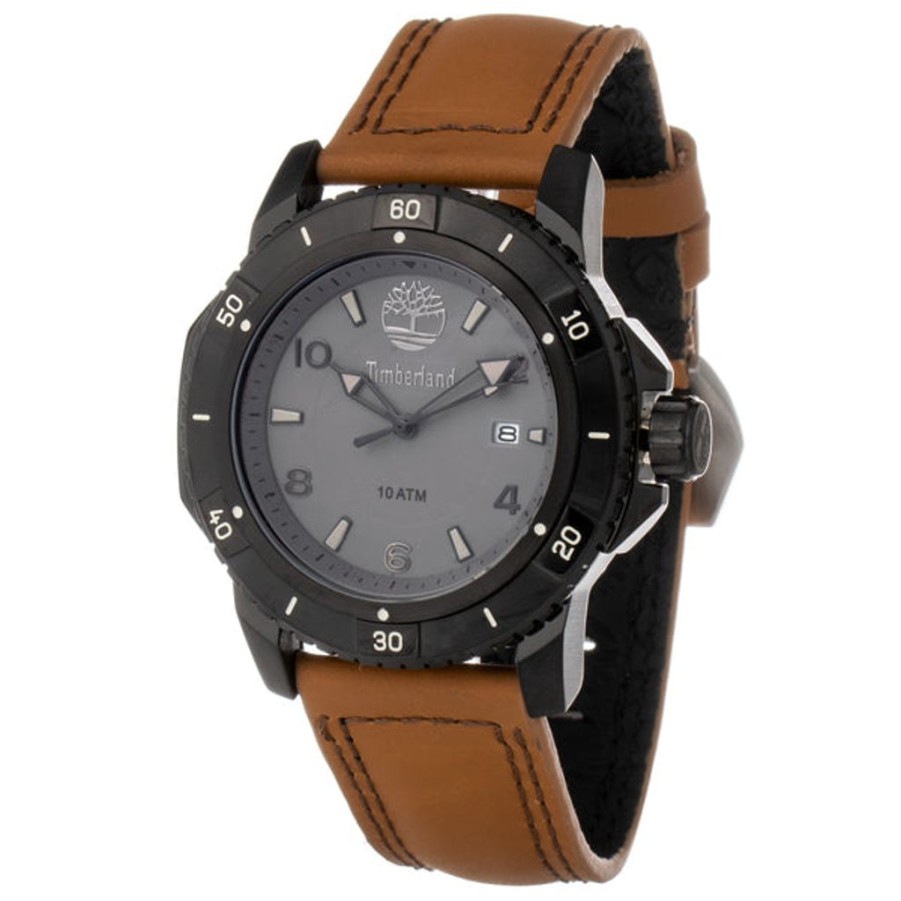 Watches Timberland Leather Watches | Timberland Tbl13327Jb-14M (O 45 Mm) Men'S Watch