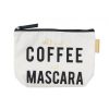 Women Annabel Trends Cosmetic Bags | All I Need Is Coffee & Mascara Canvas Cosmetic Bag