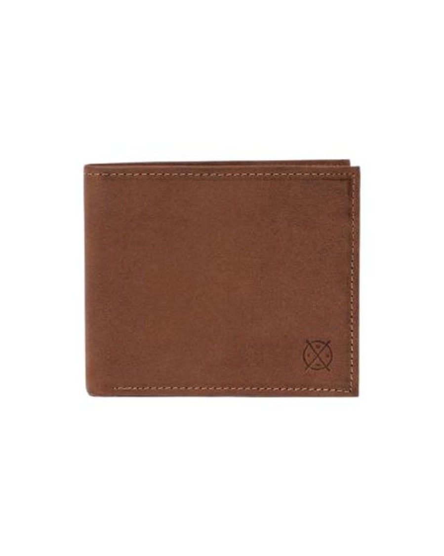 Wallets Stitch & Hide Bifold & Trifold Wallets | Stitch & Hide Leather Henry Men'S Bi-Fold Wallet Cafe Brown