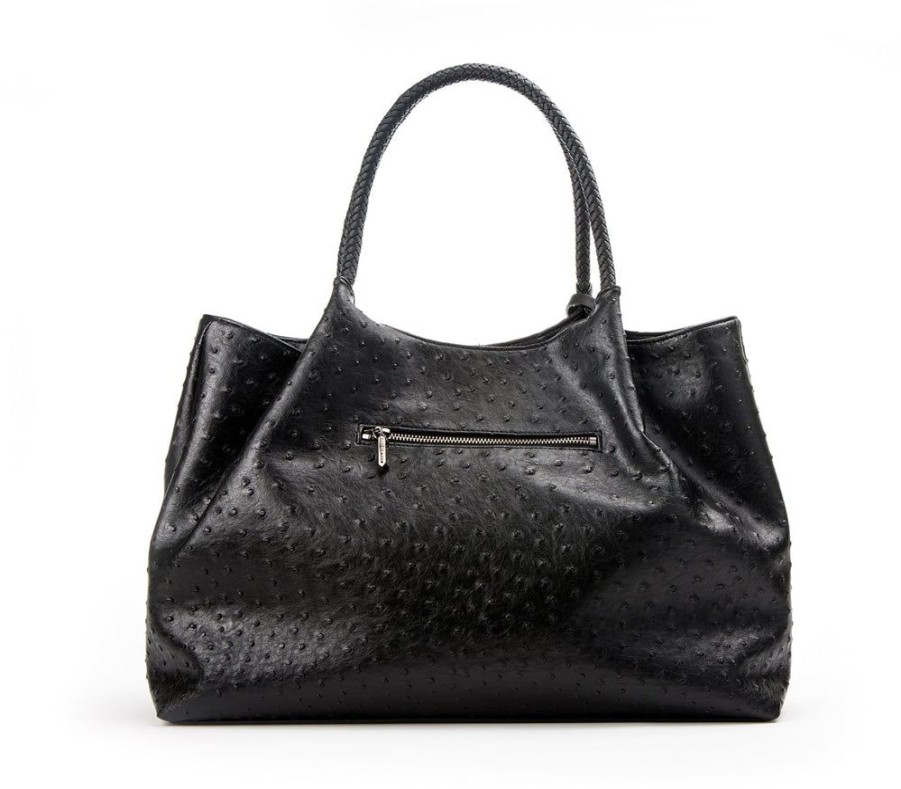 Handbags GUNAS NEW YORK | Gunas New York Naomi Black Vegan Leather Tote Bag