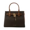 Handbags Michael Kors | Michael Kors 35F1Ghms2B Handbag Brown Leather Satchel Bag