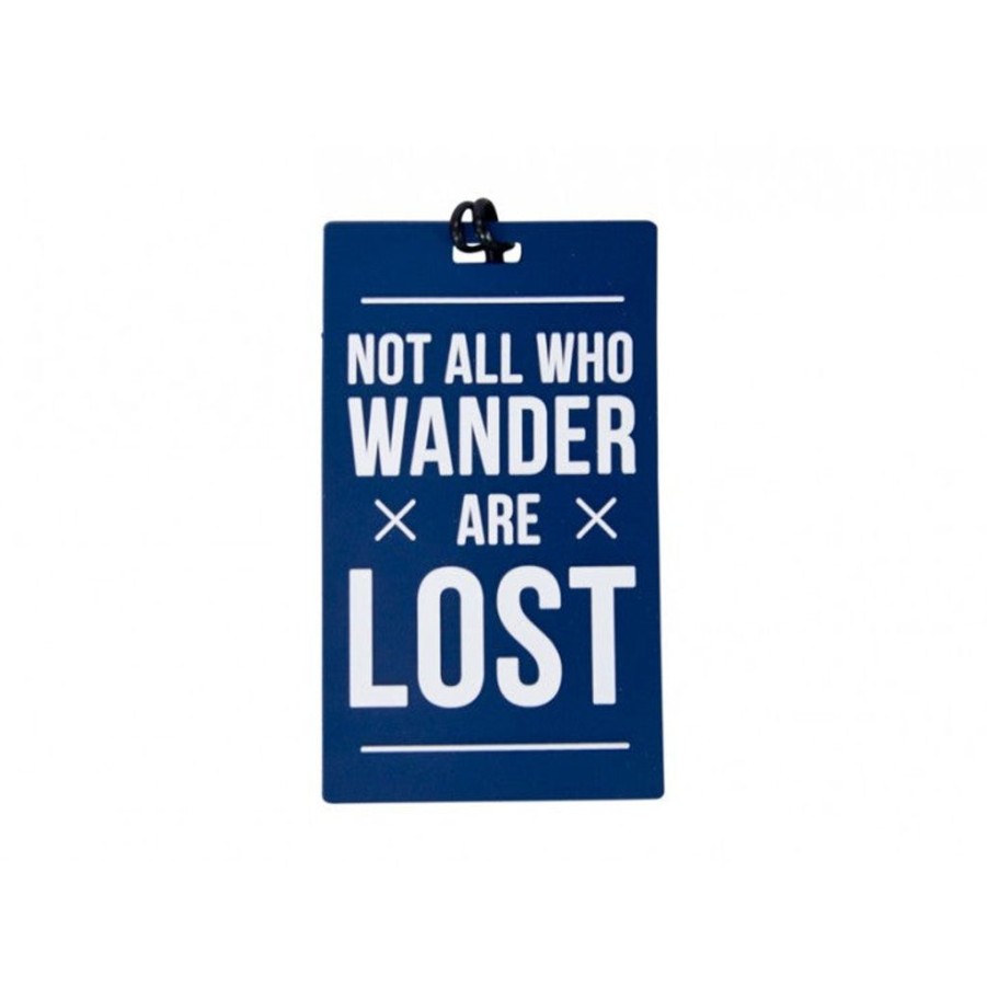 Women Annabel Trends Travel Accessories | Not All Who Wander Are Lost Travel Luggage Tag