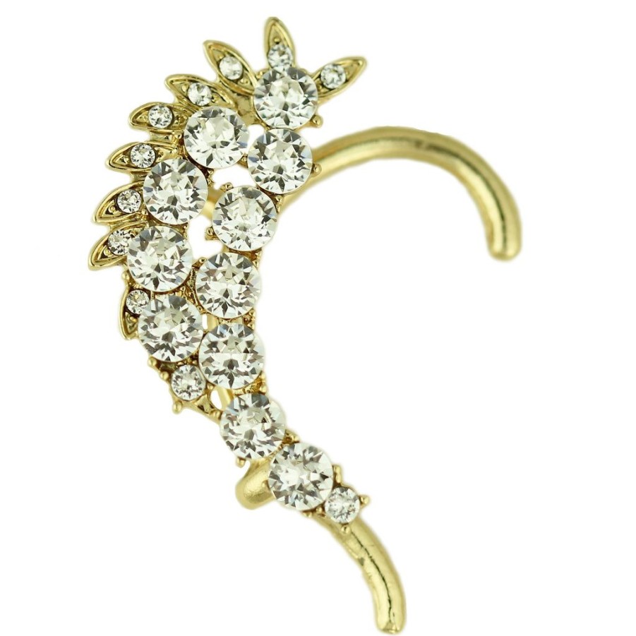 Women Kristin Perry Jewellery | Kristin Perry Crusted Crystal Ear Cuff