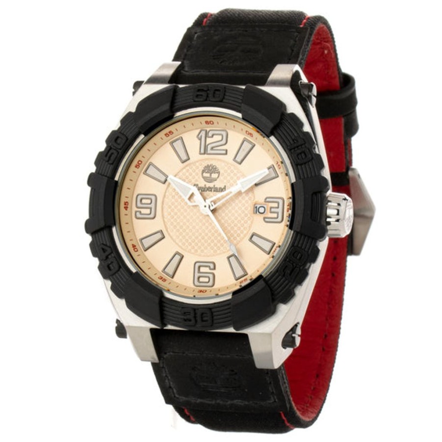 Watches Timberland Leather Watches | Timberland Tbl13321Jstb-07Bn (O 45 Mm) Men'S Watch