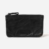 Wallets Stitch & Hide Pouch Wallets | Stitch & Hide Leather Lennox Pouch Black