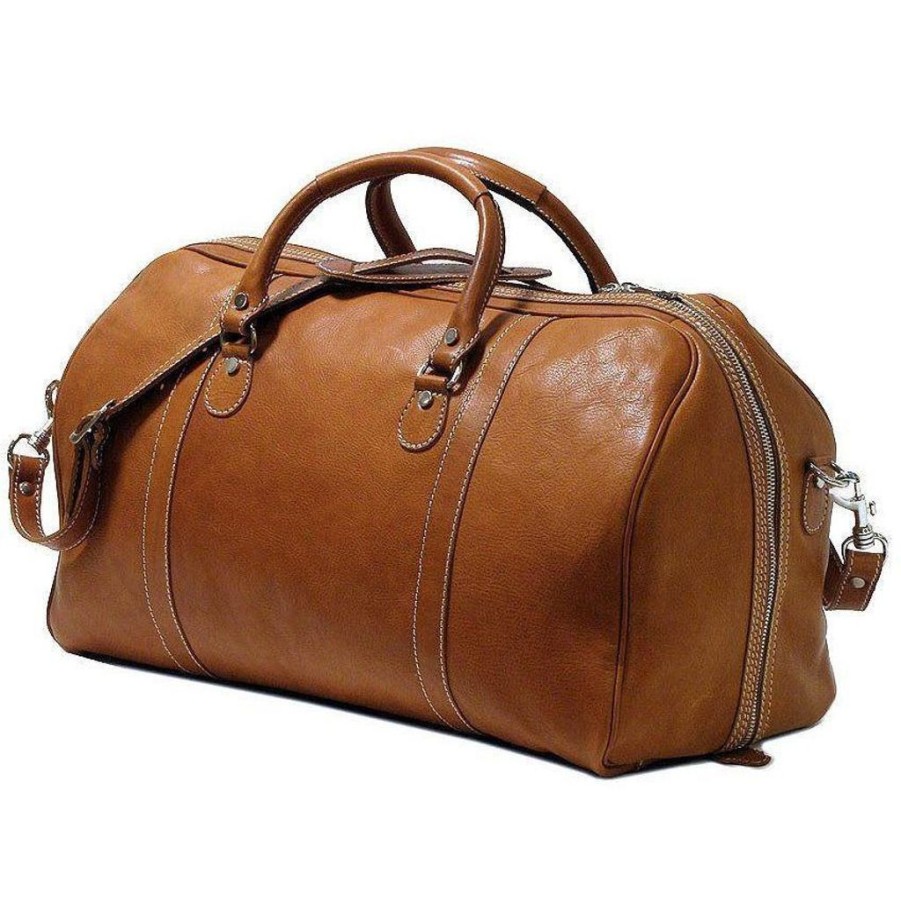 Handbags Floto | Floto Leather Parma Duffle Bag Parma Brown