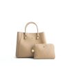 Handbags GUNAS NEW YORK | Gunas New York Jane Light Brown Vegan Leather Satchel