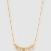 Jewellery Miz Casa & Co Necklaces | Miz Casa & Co Tempest Freshwater Pearl Necklace Gold Purple