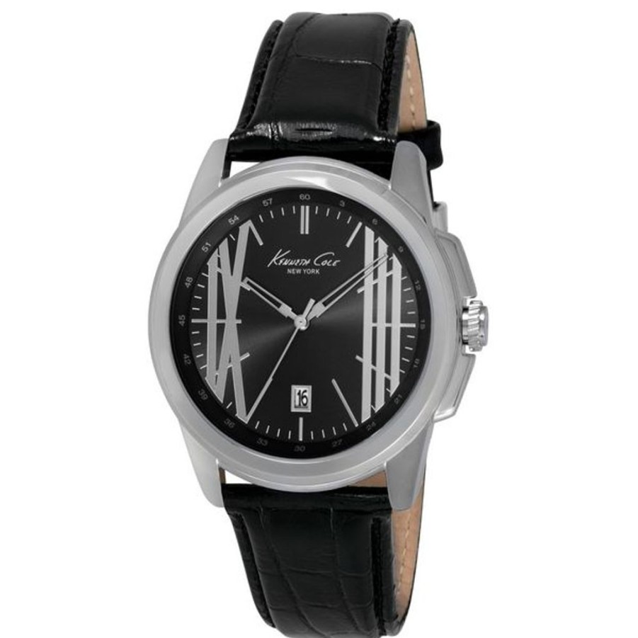 Watches Kenneth Cole Leather Watches | Kenneth Cole Ikc8095 (44 Mm) Men'S Watch