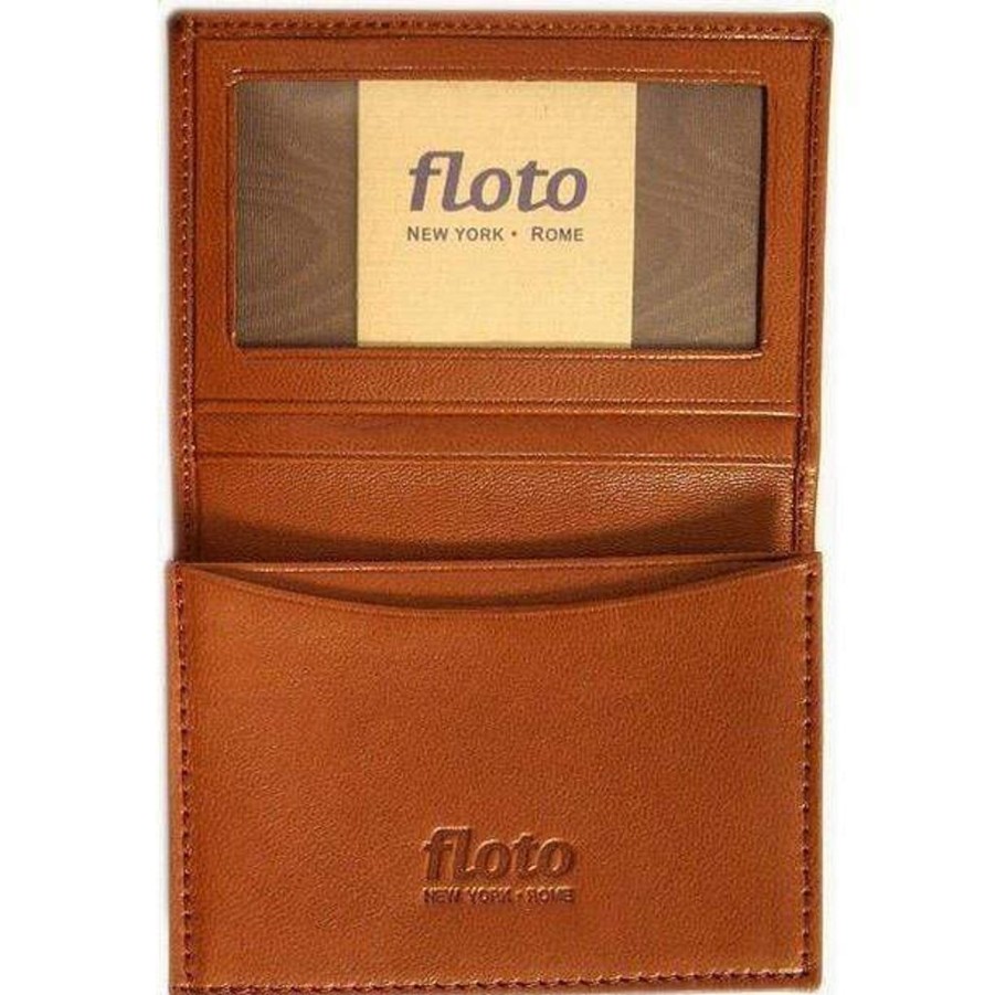 Wallets Floto Leather Card Holders | Floto Leather Firenze Card Case