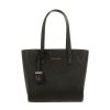 Handbags Laura Ashley | Laura Ashley Acton-Black Black Synthetic Tote Bag