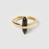 Jewellery Miz Casa & Co Rings | Miz Casa & Co Amy Ring Gold Black