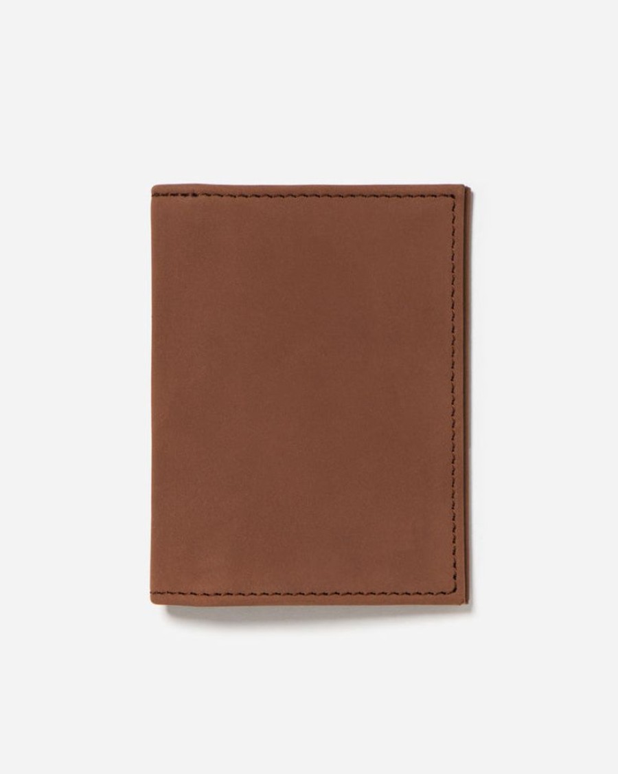 Wallets Stitch & Hide Card Holders | Stitch & Hide Leather Tim Card Holder Cafe Brown