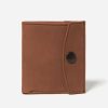 Wallets Stitch & Hide Bifold & Trifold Wallets | Stitch & Hide Leather Joey Bi-Fold Wallet Snap Closure Cafe Brown