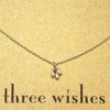 Jewellery Dogeared Necklaces | Dogeared Three Wishes Necklace Gold Dipped