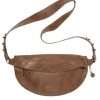 Handbags Stitch & Hide | Stitch & Hide Washed Leather St Kilda Sling/Shoulder Bag Taupe Brown - Free Wallet Pouch