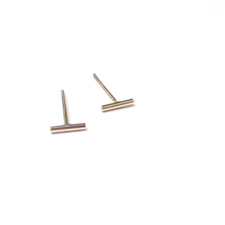 Jewellery Agapantha Jewelry Earrings | Agapantha Thin Line Studs Small Earrings