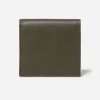 Wallets Stitch & Hide Bifold & Trifold Wallets | Stitch & Hide Leather Hudson Wallet Snap Button Olive Green