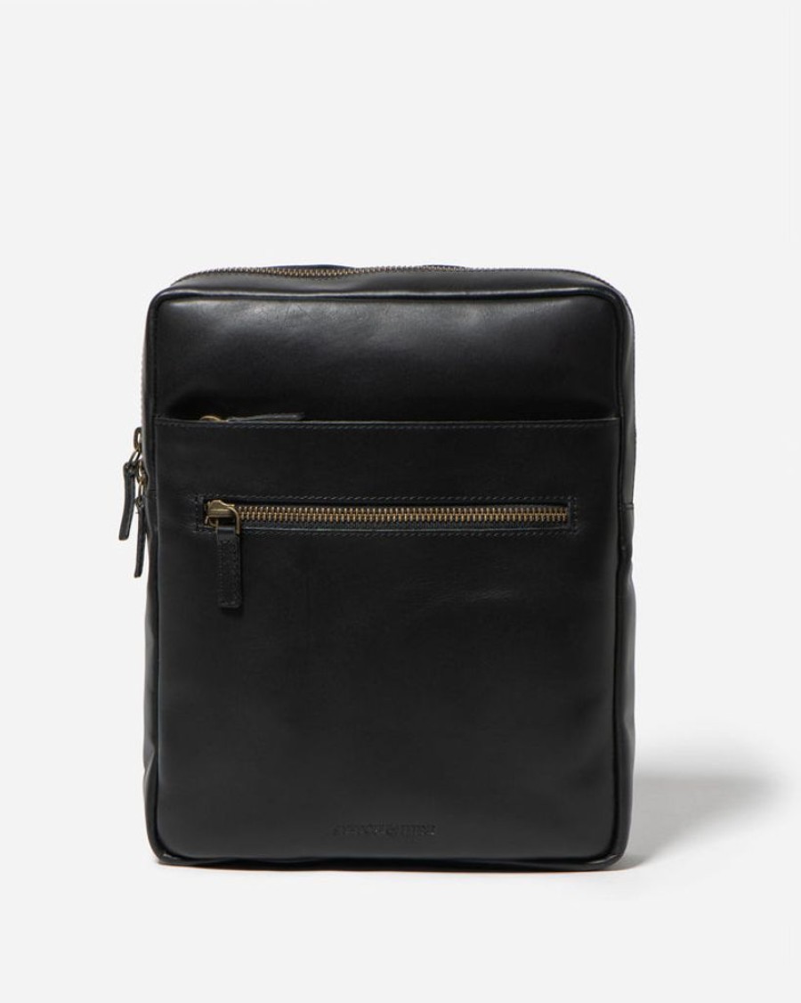 Men Stitch & Hide Satchels & Messengers | Stitch & Hide Cooper Satchel Black