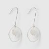 Jewellery Izoa Earrings | Izoa Astonish Earrings Silver Freshwater Pearl