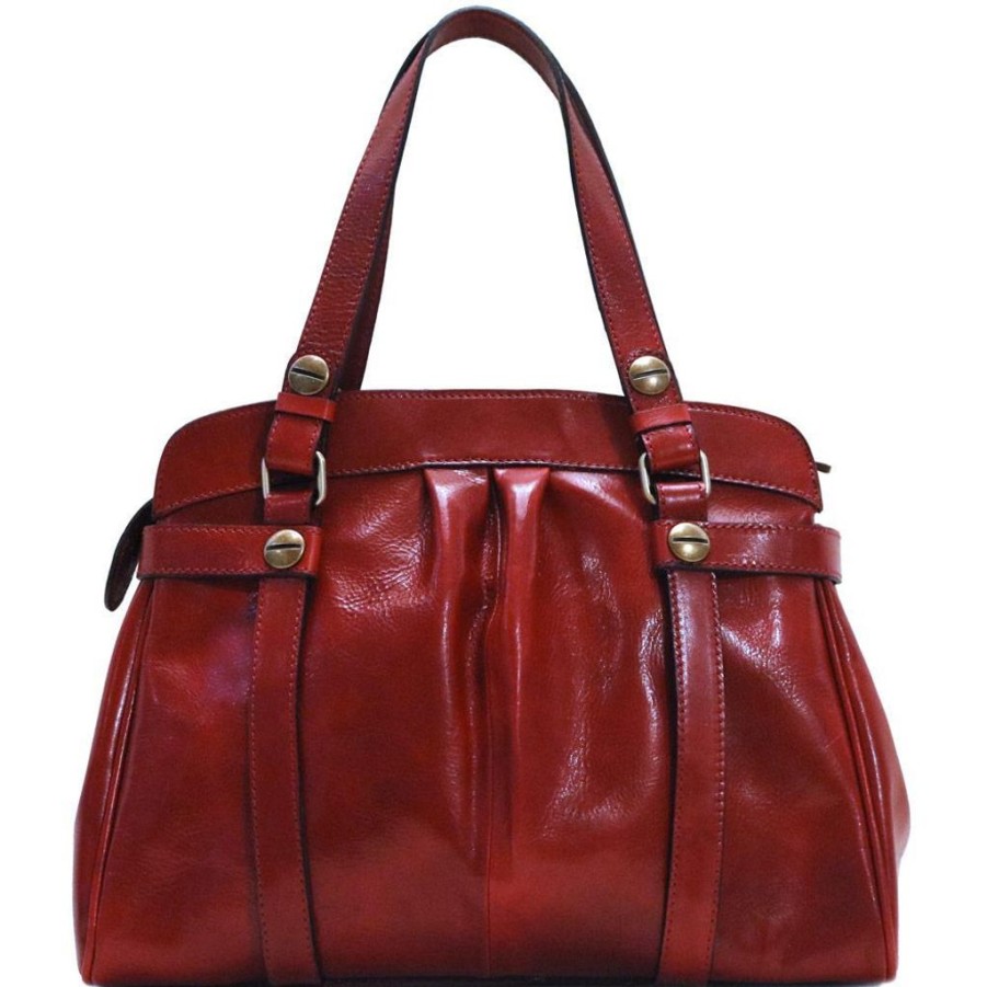 Handbags Floto Leather | Floto Leather Milano Shoulder Bag