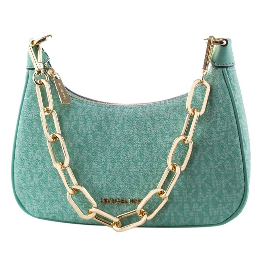 Handbags Michael Kors | Michael Kors 35S2G4Cu1B-Seafoam Blue Leather Shoulder Bag