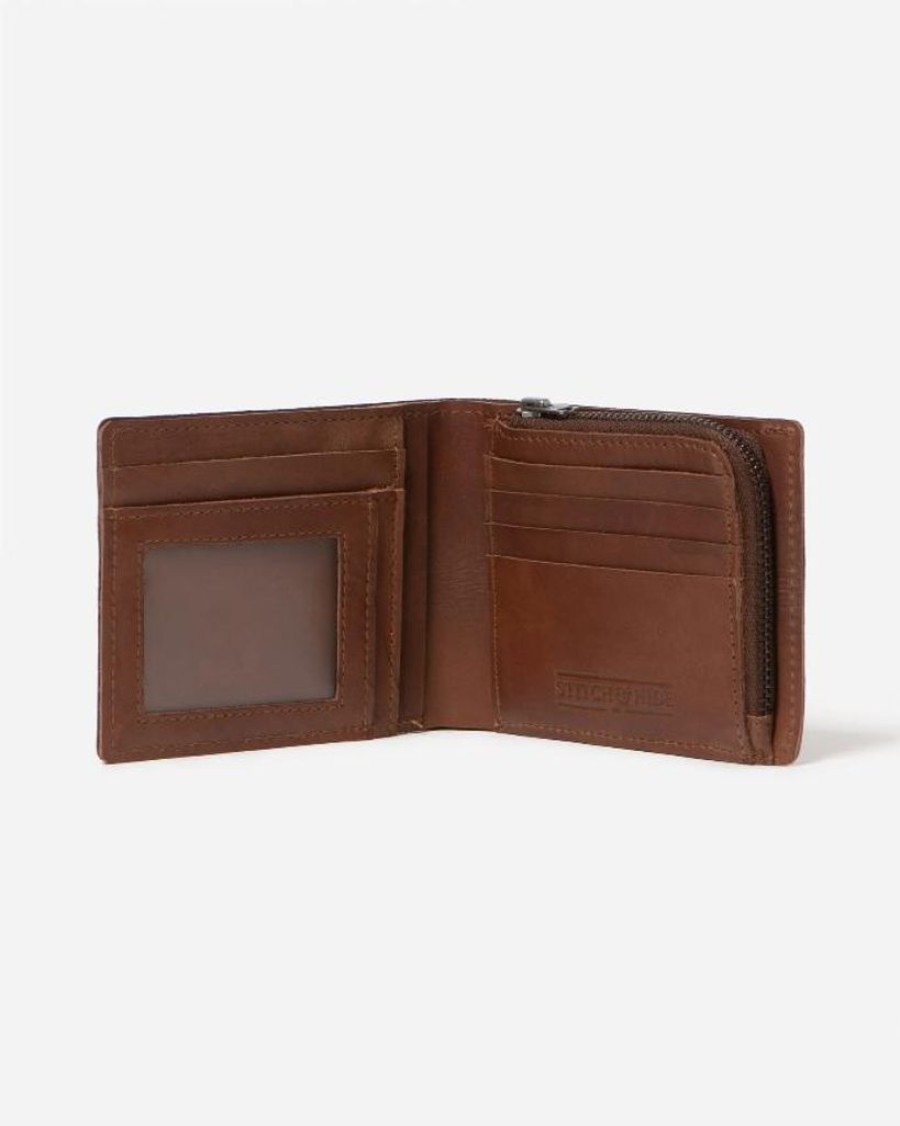 Wallets Stitch & Hide Bifold & Trifold Wallets | Stitch & Hide Leather Billy Wallet Brown