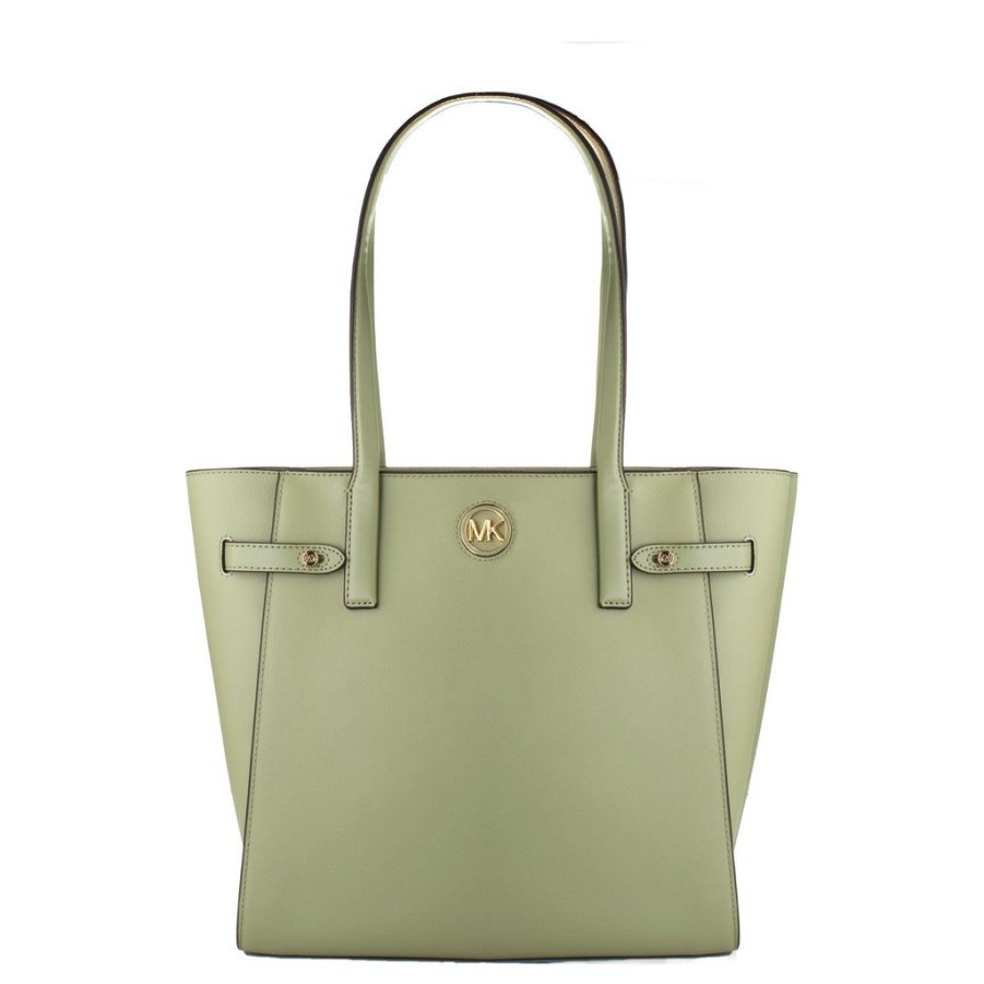 Handbags Michael Kors | Michael Kors 35S2Gnmt3L-Light-Sage Green Shoulder Bag 40 X 30 X 12