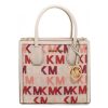 Handbags Michael Kors | Michael Kors 35S2G8Mm6J-Lt-Crm-Multi Beige Leather Satchel Bag