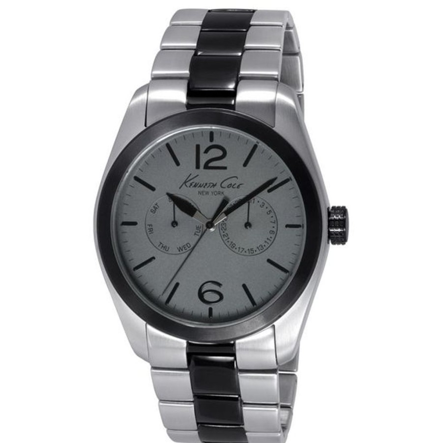 Watches Kenneth Cole Metal Watches | Kenneth Cole Ikc9365 (44 Mm) Men'S Watch