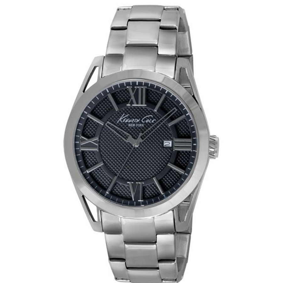 Watches Kenneth Cole Metal Watches | Kenneth Cole Ikc9372 (44 Mm) Men'S Watch