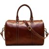 Handbags Floto | Floto Leather Boston Satchel Bag