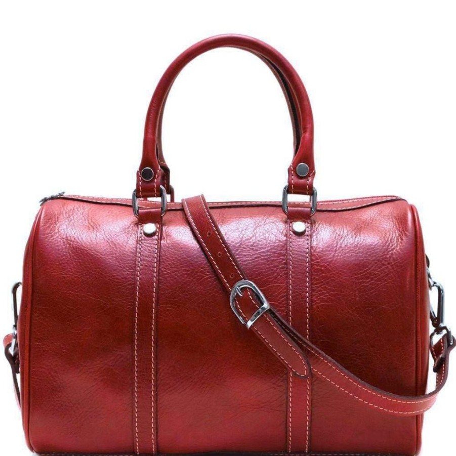 Handbags Floto | Floto Leather Boston Satchel Bag