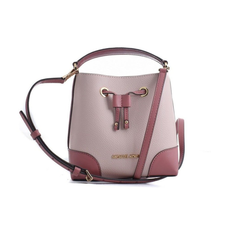 Handbags Michael Kors | Michael Kors Bucket Shoulder Bag Crossbody 35F2Gm9M1T- Powder Pink Blush 18 X 18 X 10 Cm