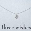 Jewellery Dogeared Necklaces | Dogeared Three Wishes Necklace Sterling Silver