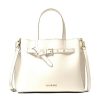 Handbags Michael Kors | Michael Kors 35H0Gu5S7T-Optic-White White Leather Satchel Bag