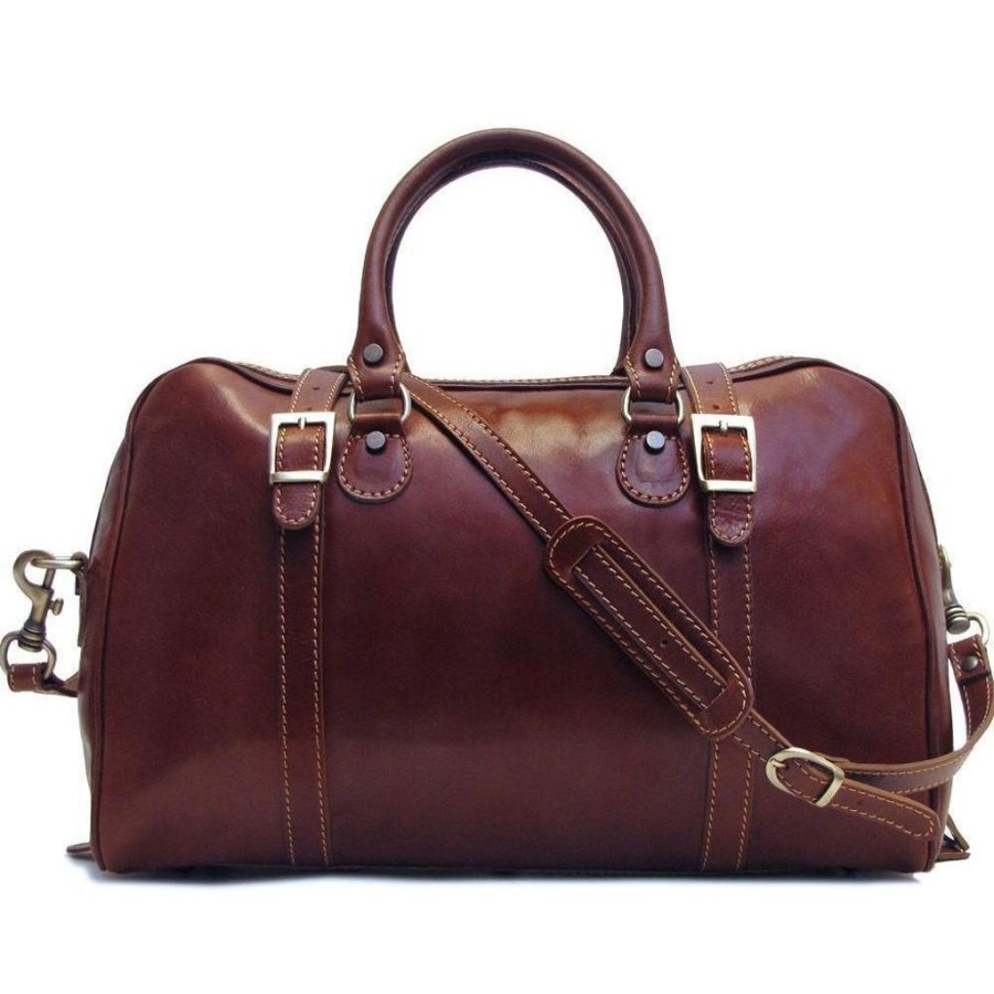 Handbags Floto | Floto Leather Trastevere Duffle