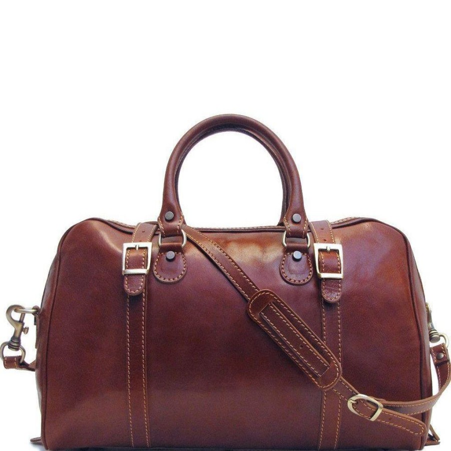 Handbags Floto | Floto Leather Trastevere Duffle