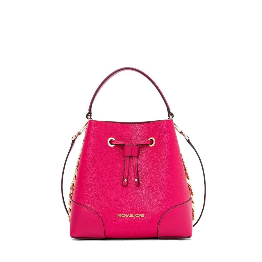 Handbags Michael Kors | Michael Kors Bucket Shoulder Bag 35R3Gm9M8I-Carmine-Pink Pink 22 X 21 X 13 Cm