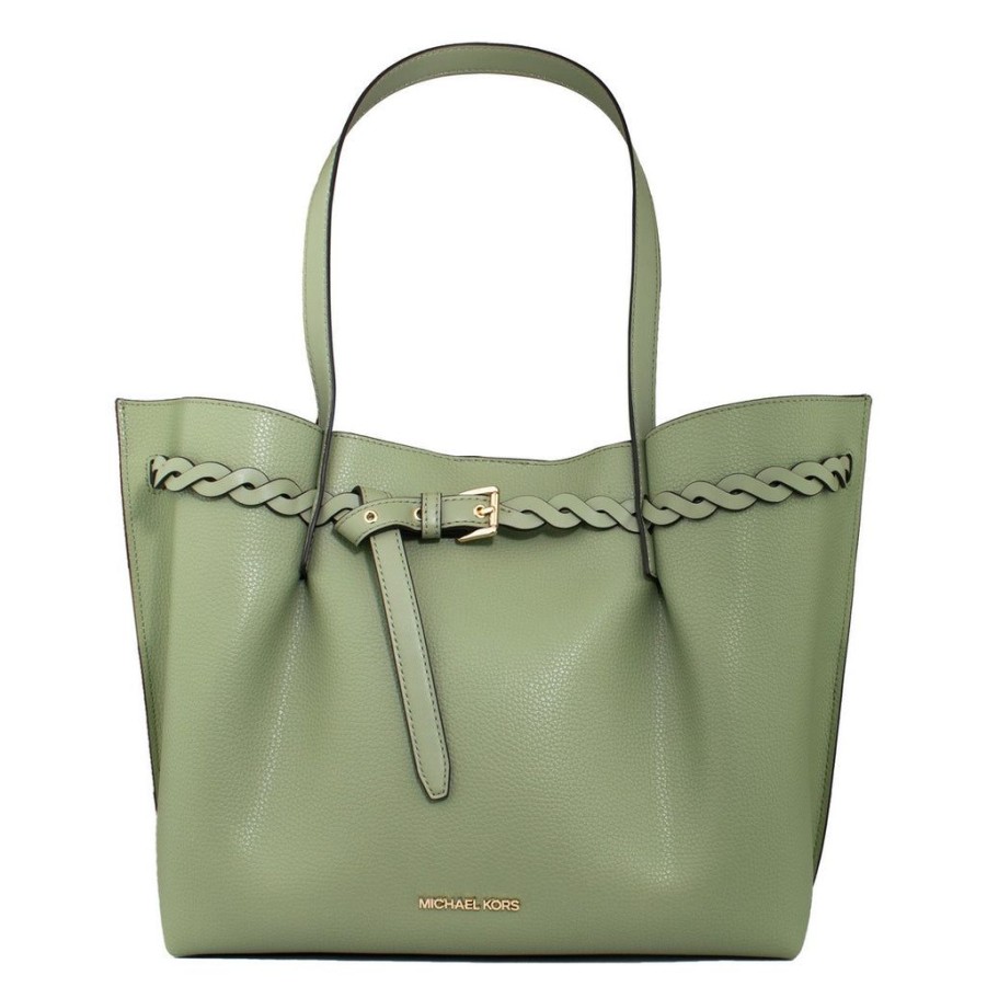 Handbags Michael Kors | Michael Kors 35S2Gu5T7T-Light-Sage Green Tote Shoulder Bag45 X 27 X 16 Cm