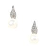 Jewellery Kristin Perry Earrings | Kristin Perry Pearl Petal Stud Earrings