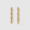 Jewellery Izoa Earrings | Izoa Vienna Drop Earrings Gold