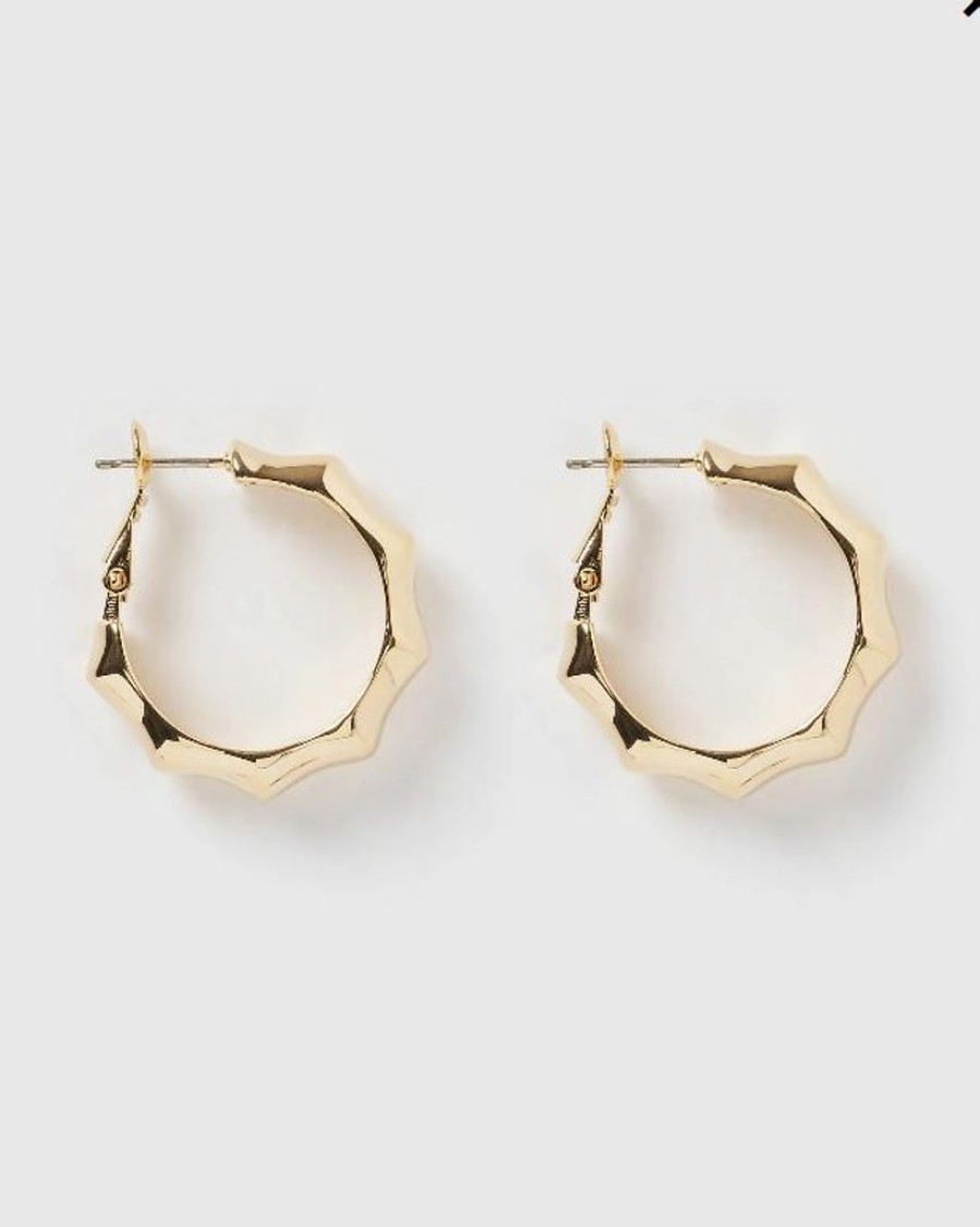 Jewellery Izoa Earrings | Izoa Seeing Stars Earrings Gold