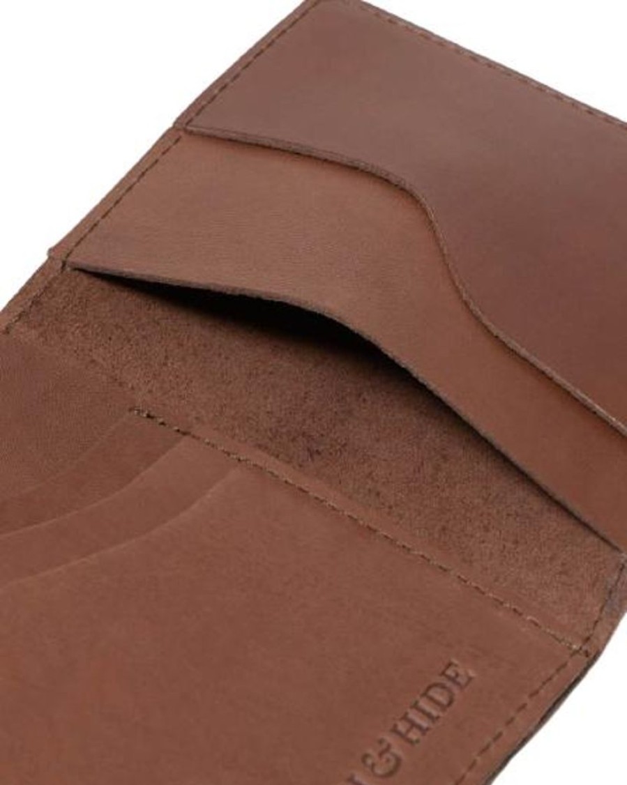 Wallets Stitch & Hide Bifold & Trifold Wallets | Stitch & Hide Leather Cameron Men'S Wallet Brown