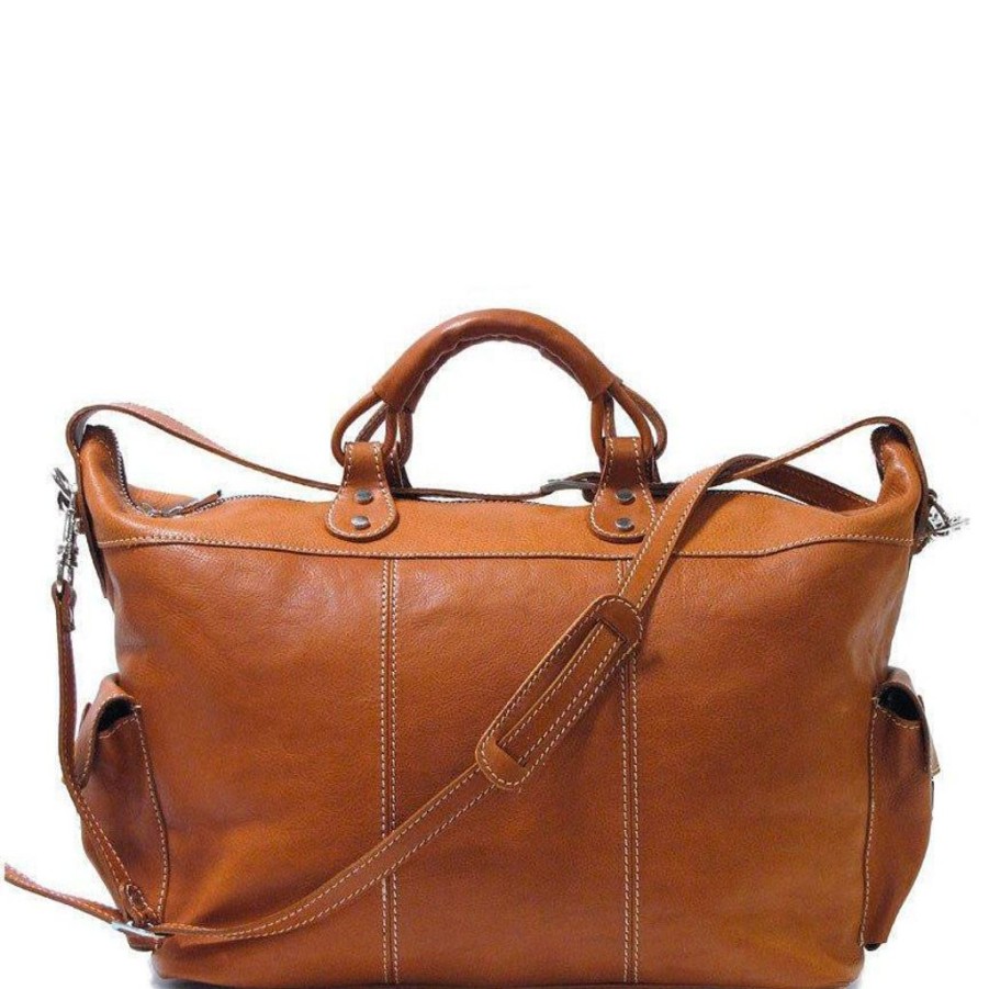 Handbags Floto | Floto Leather Parma Tote Bag Parma Brown