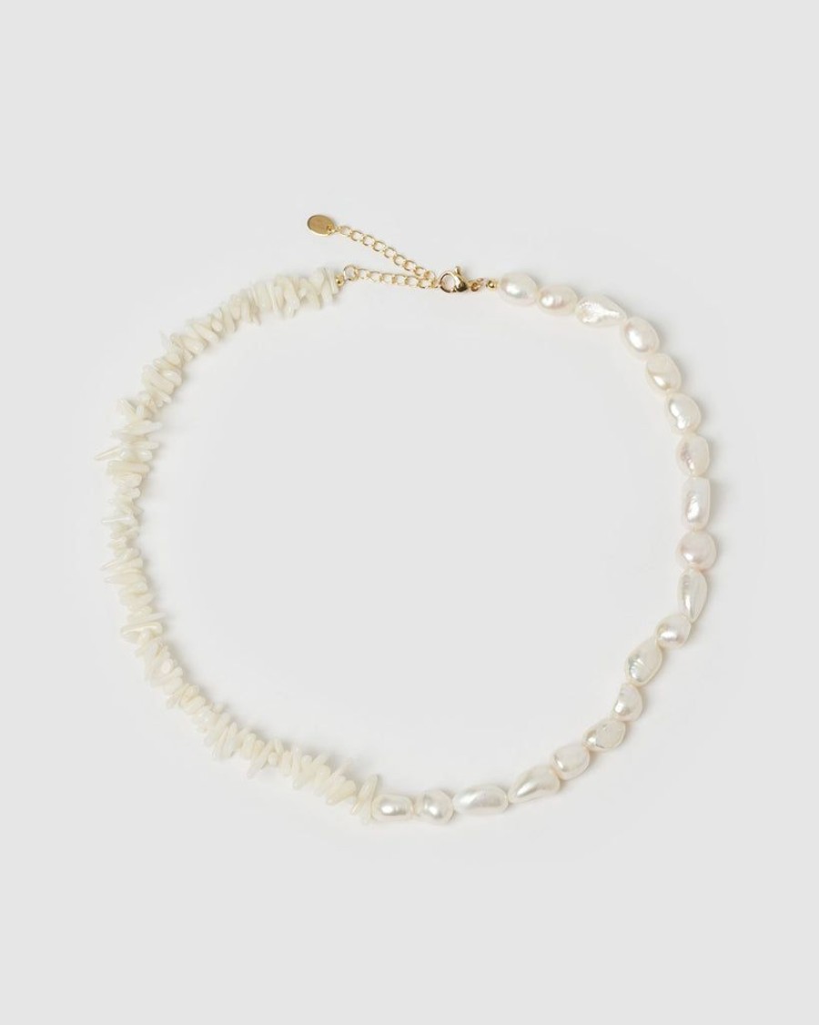 Jewellery Miz Casa & Co Necklaces | Miz Casa & Co Cynthia Necklace Pearl