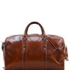 Handbags Floto | Floto Leather Venezia Grande Duffle Bag